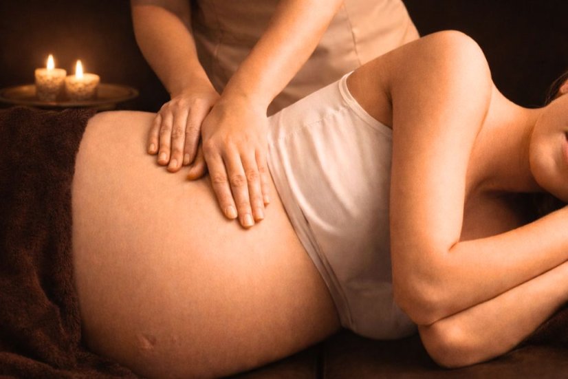 Těhotenská masáž - Délka v minutách: 90